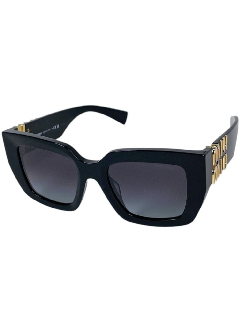 Miu Miu Sunglasses Gradient Acetate Black Eyewear